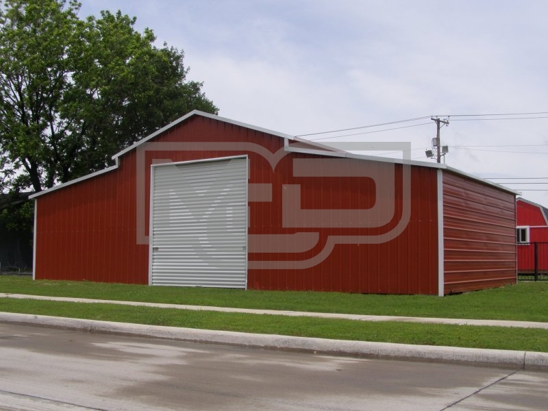 Carolina Barn | Boxed Eave Roof | 44W x 26L x 11H | Raised Center Aisle Carolina Barn | Boxed Eave Roof | 44W x 26L x 11H | Raised Center Aisle