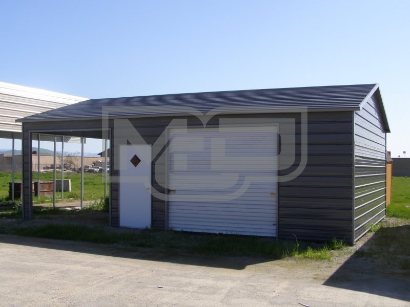 Garage | Boxed Eave Roof | 22W x31 L x 9H | Boxed Eave Garage Garage | Boxed Eave Roof | 22W x31 L x 9H | Boxed Eave Garage
